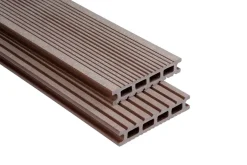 Kovalex Terrassendiele WPC 14,5 x 2,6 cm schoko gebürstet Meterware