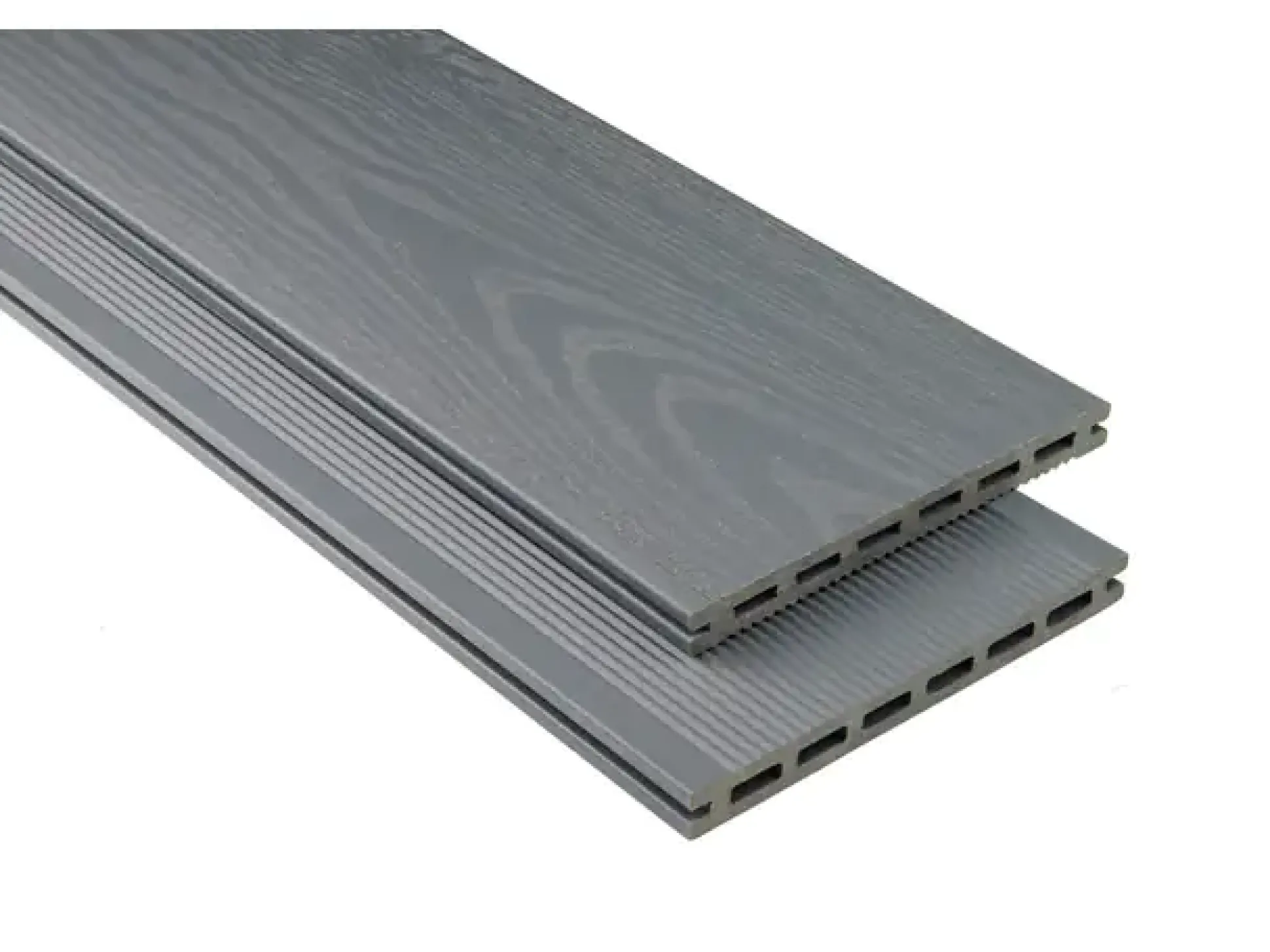 Kovalex Terrassendiele WPC 19 x 2,0 cm steingrau mattiert Meterware