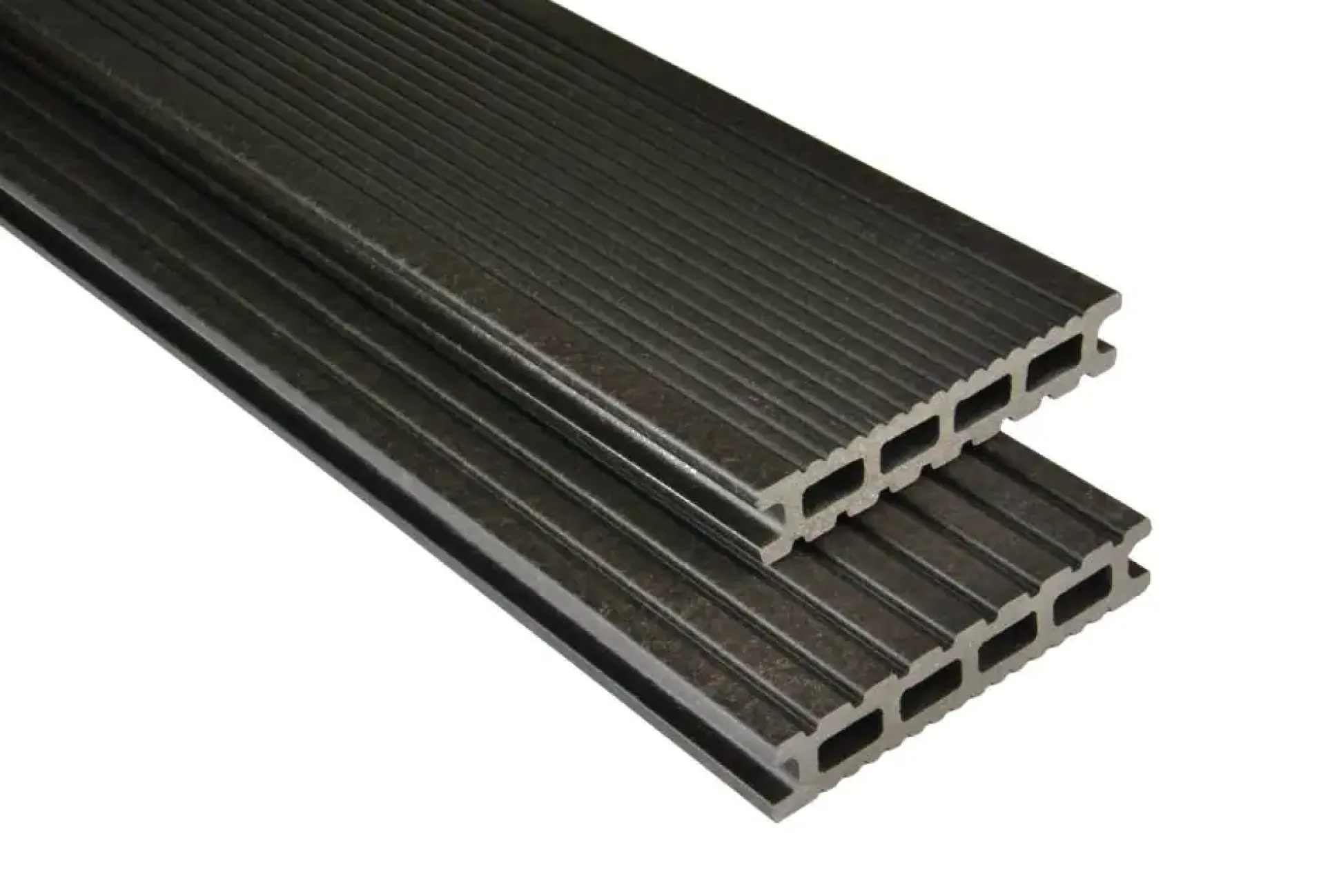 Kovalex Terrassendiele WPC 14,5 x 2,6 cm anthrazit mattiert Meterware