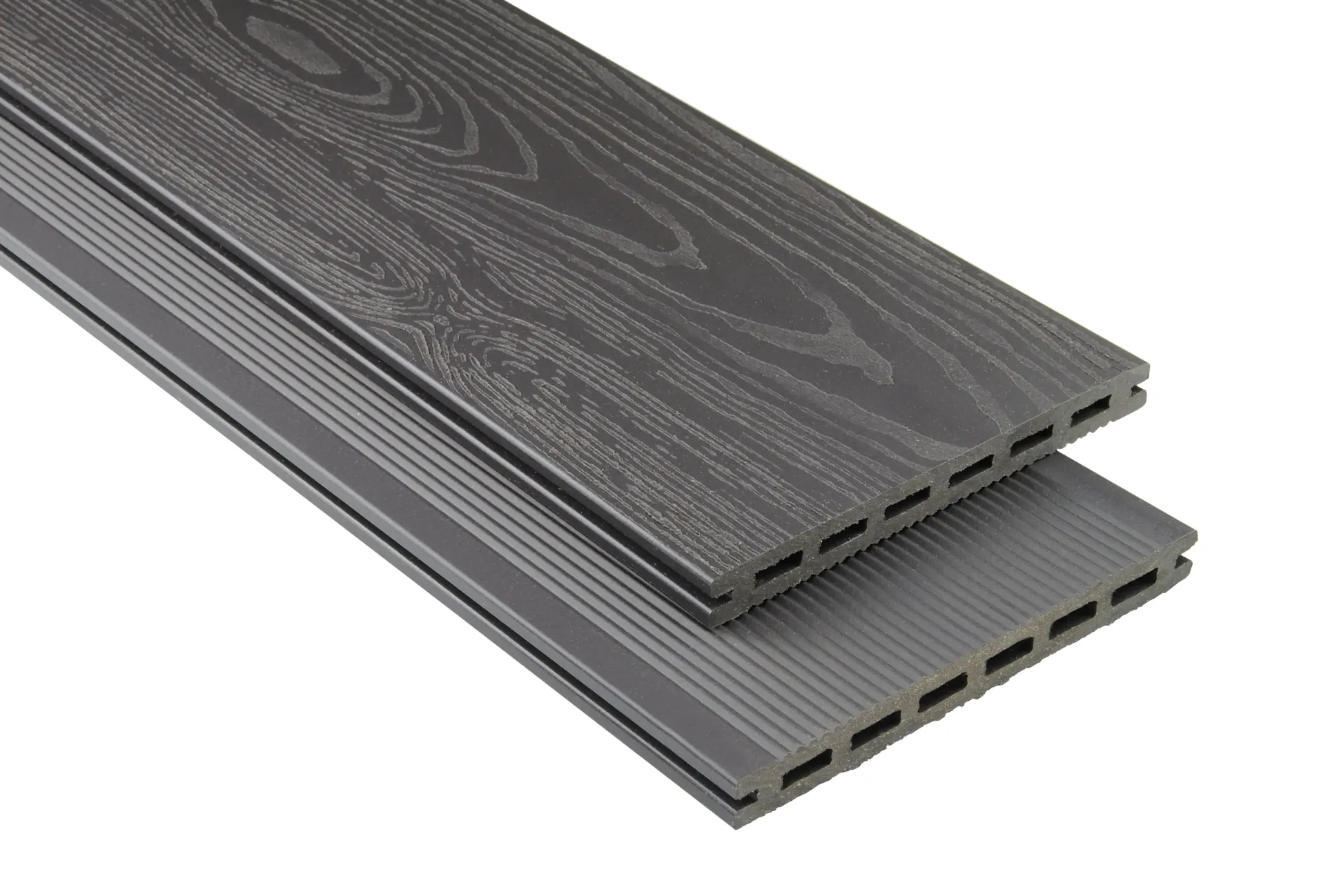 Kovalex Terrassendiele WPC 19 x 2,0 cm graubraun mattiert Meterware
