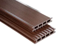 Kovalex Terrassendiele WPC 14,5 x 2,6 cm schoko glatt Meterware
