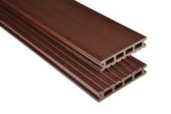 Kovalex Terrassendiele WPC 14,5 x 2,6 cm schoko mattiert Meterware