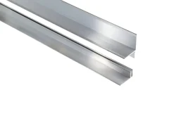 Kovalex Wandabschluss Aluminium 250 x 4 x 4 cm silber inkl. Befestigung