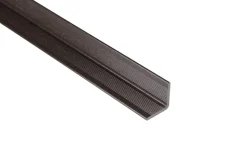 Kovalex Wandabschluss WPC 250 x 4 x 4 cm graubraun