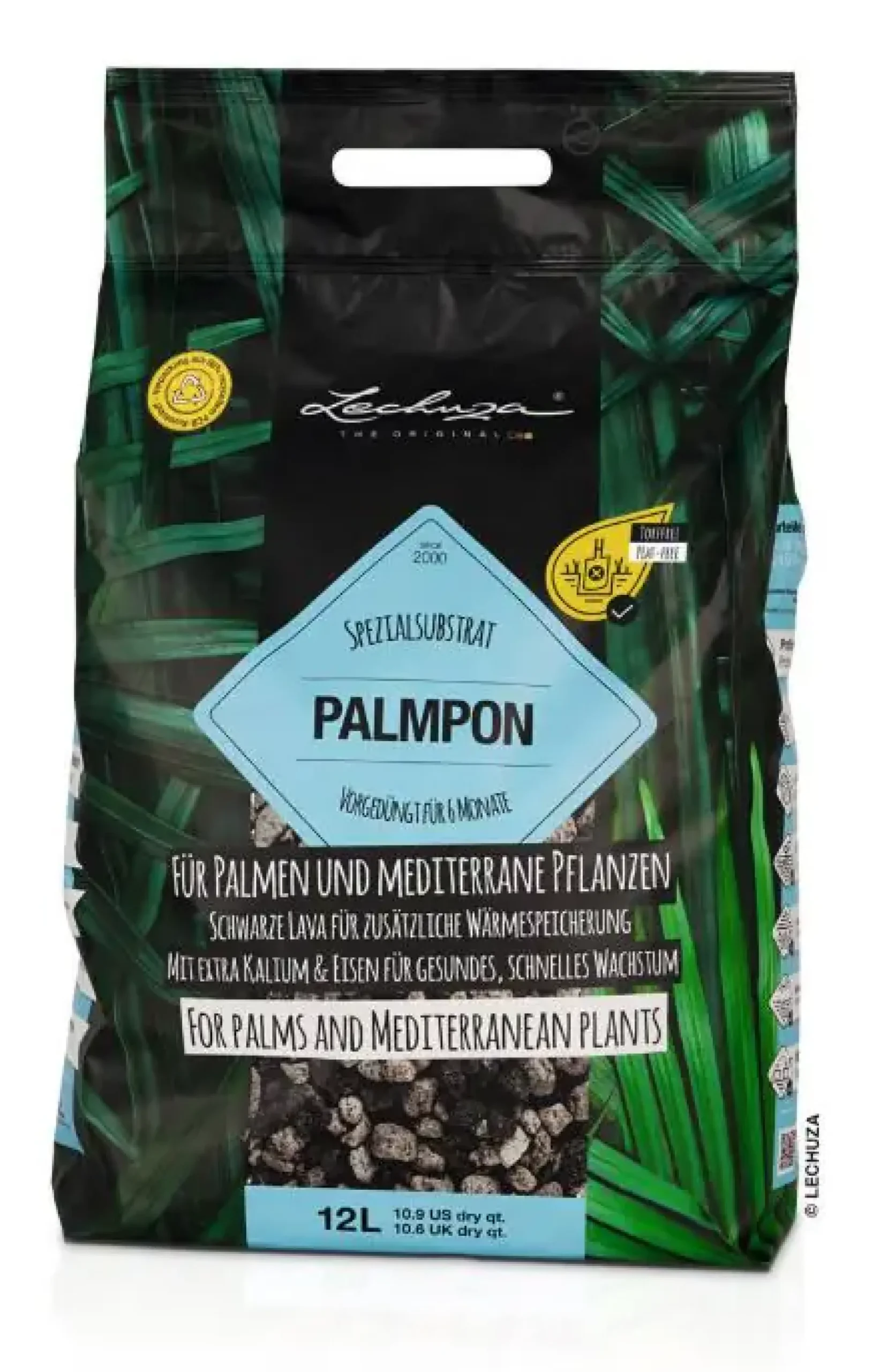 Lechuza Palmpon Pflanzsubstrat für Palmen 12 L torffrei