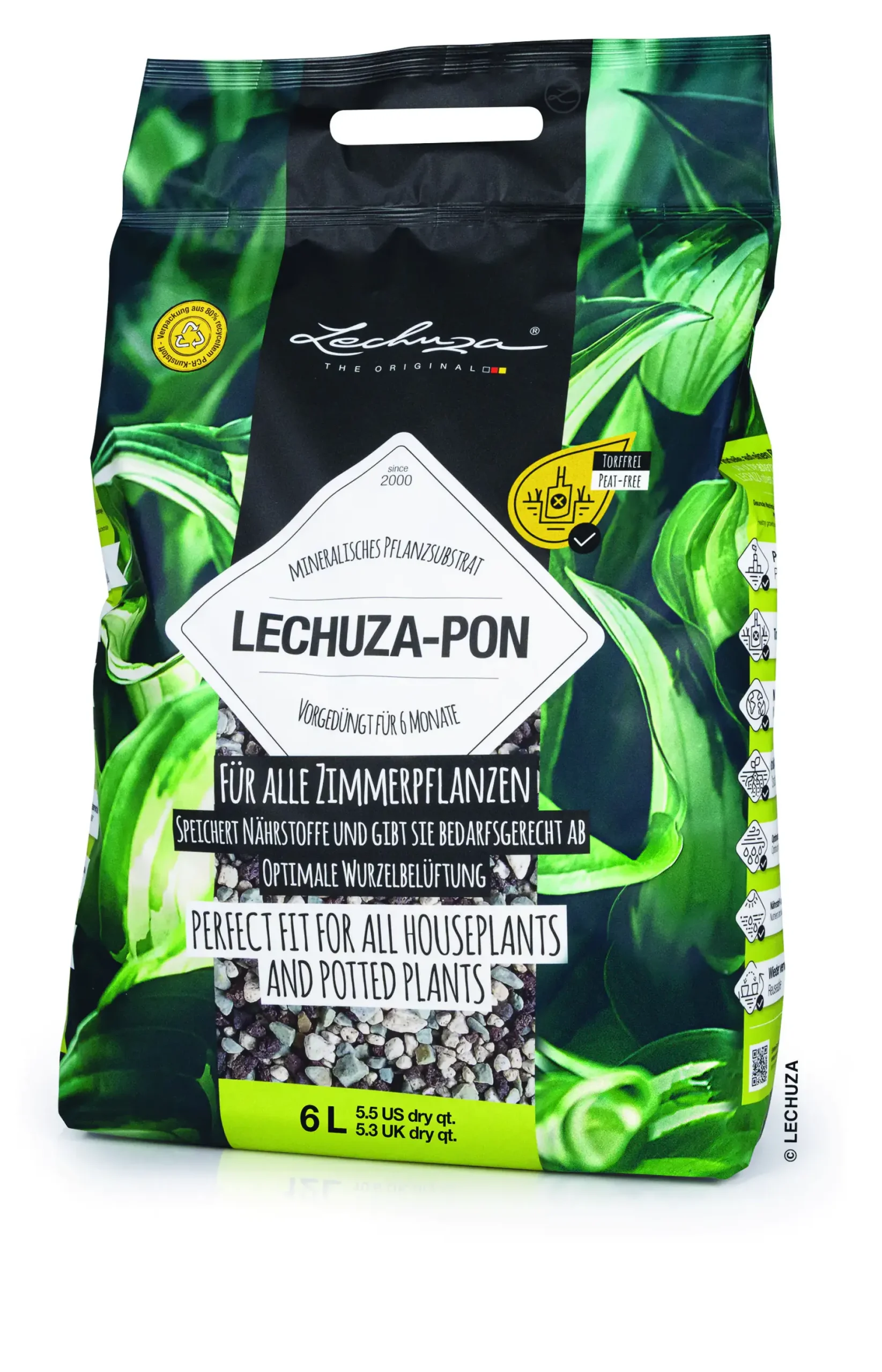 Lechuza-PON Pflanzgranulat 6 L torffrei