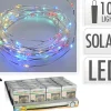 LED Solar-Drahtlichterkette RGB