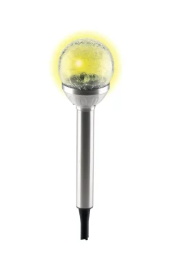 LED Solarleuchte Glas RGB 34 cm