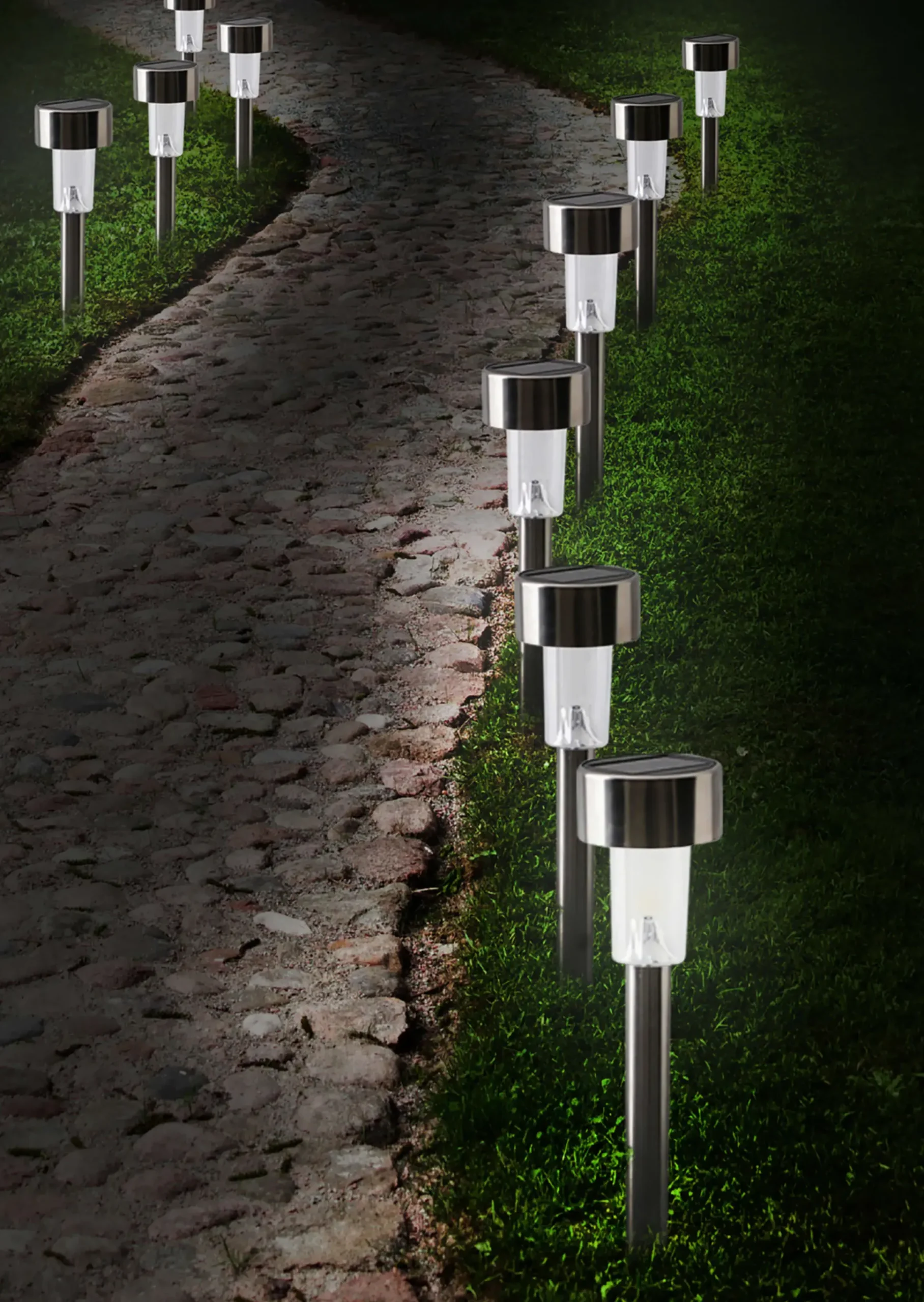 Light & More LED Erdspiess Solar mit Ein- und Ausschalter