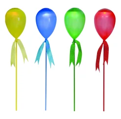 Light & More LED Solar-Ballons bunt 12 cm 4 Stück