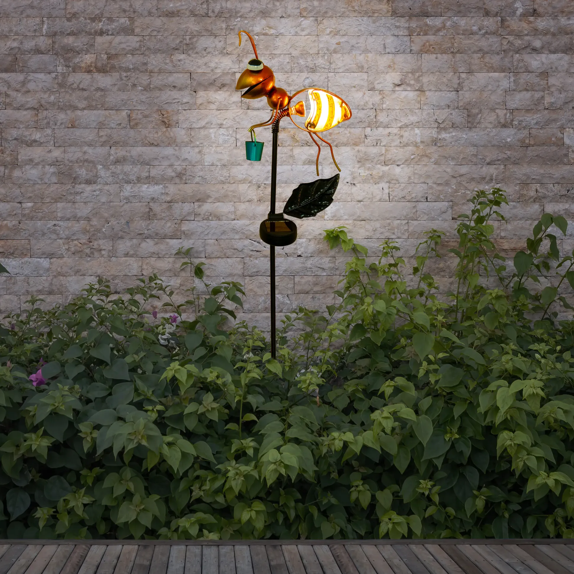 Light & More LED Solar-Erdspieß Ameise