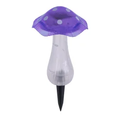 Light & More LED Solarleuchte Pilz lila