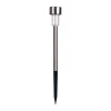 Light & More LED Solarleuchte silber edelstahl 36 cm kaltweiß