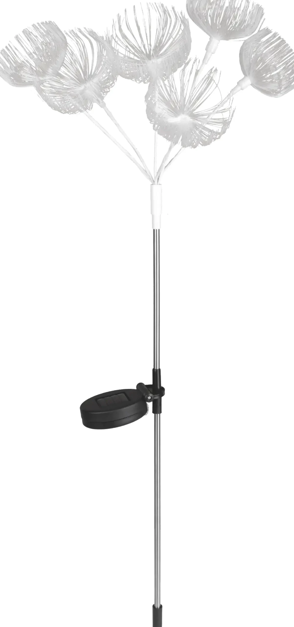 Light & More LED Solarleuchte Blumen weiß