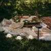 Light & More LED Solarleuchte Seerose 3er Set