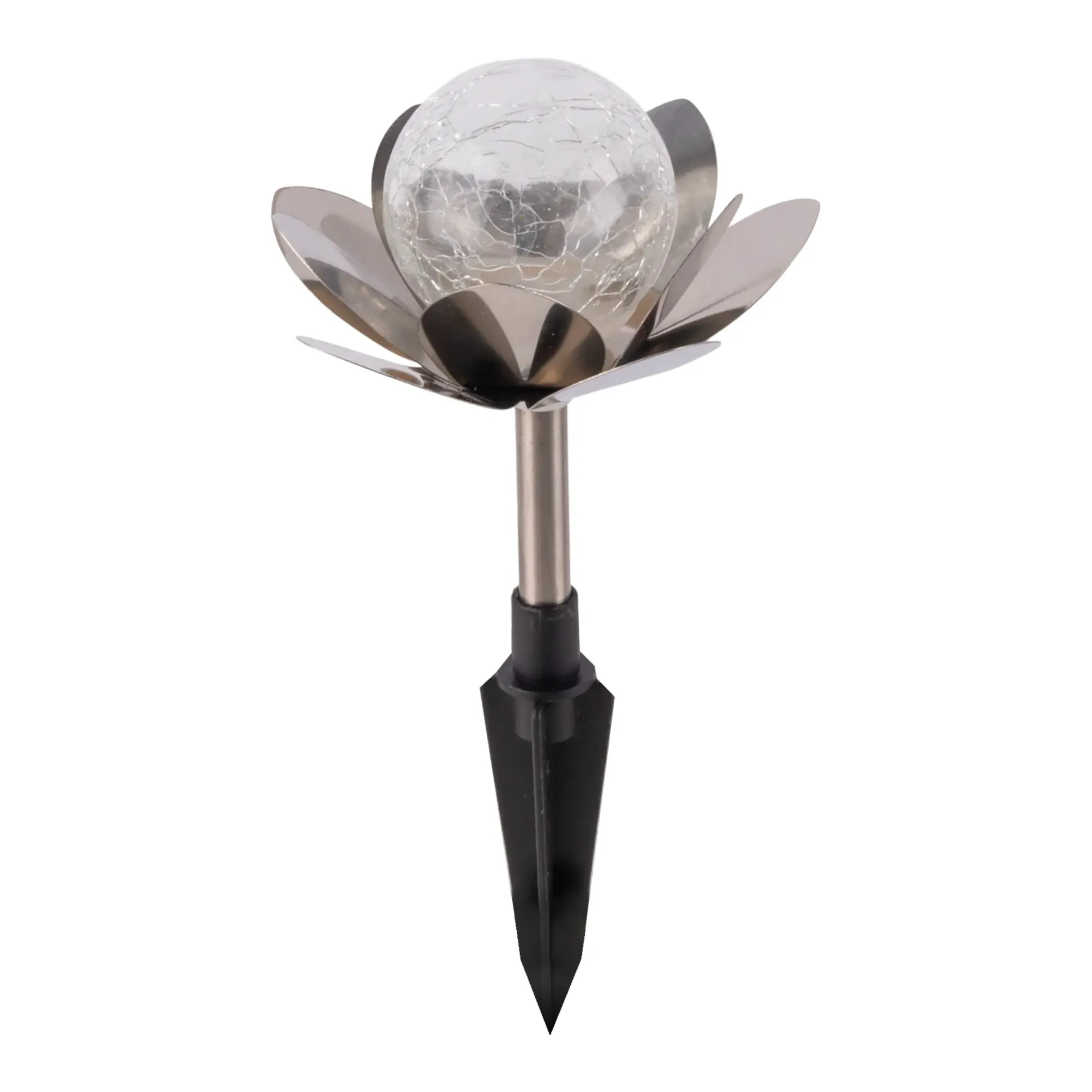 Light & More LED Solarleuchte Seerose 3er Set