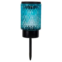 Light & More LED Solarleuchte Erdspieß blau
