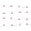 Light & More LED Solarlichterkette Blumen pink