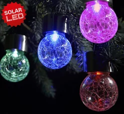 Light & More LED-Solarpendelleuchte bunt