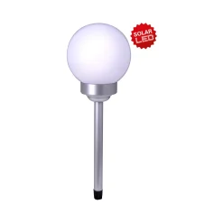 Light&More LED Solarleuchte Kugel 70 cm, Ø25 cm, Erdspieß