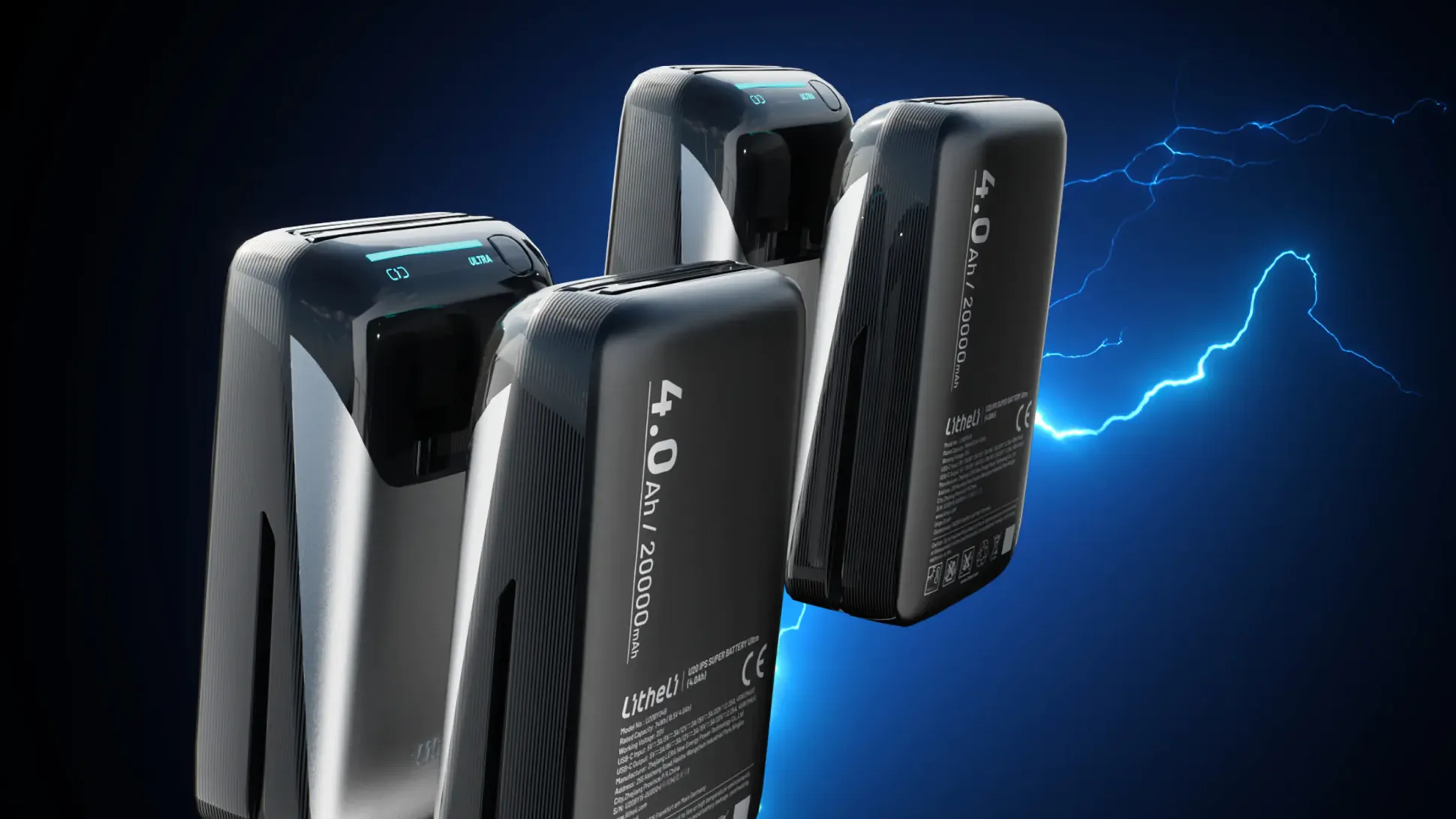 Litheli Akku Ultra 20 V 4,0 Ah Li-Ion