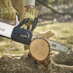 Litheli Akku-Kettensäge 20, 20 V, 2 Ah, Li-Ionen, 2 Akkus, Schwertlänge: 30 cm