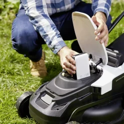 Litheli Akku-Rasenmäher U20 20V, 33cm Schnittbreite, inkl. Akku 4.0Ah und USB-C Ladekabel