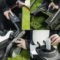 Litheli Akku-Rasenmäher U20 20V, 33cm Schnittbreite, inkl. Akku 4.0Ah und USB-C Ladekabel