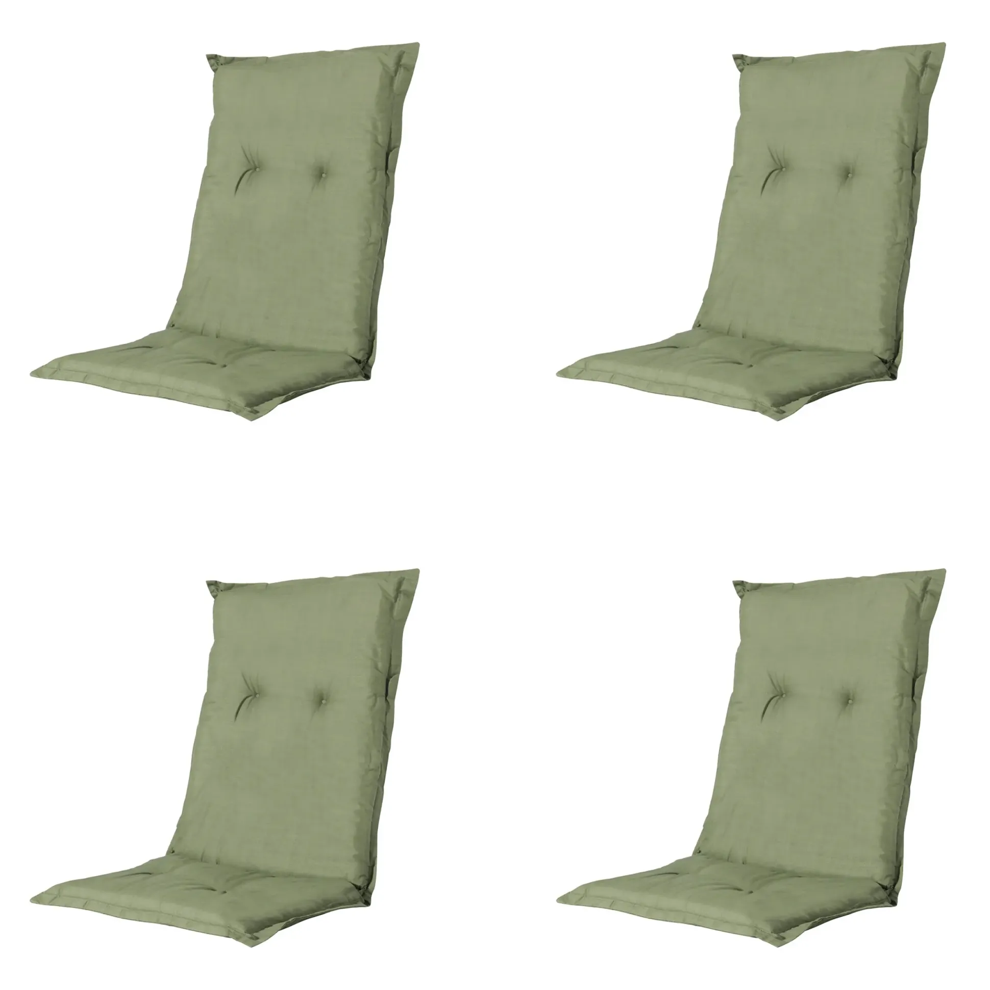 Madison Niederlehner-Auflage Basic grün 105 x 50 cm 4er-Set