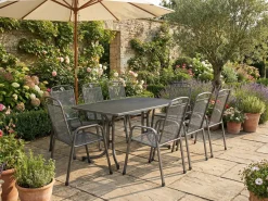 MFG Garten-Essgruppe Boulevard 8 Personen Metall anthrazit