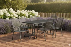 MFG Garten-Essgruppe Boulevard 6 Personen Metall anthrazit