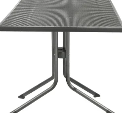MFG Gartentisch wetterfest Stahl Mec-Mesh 80 x 80 cm
