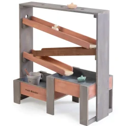 Muddy Buddy Wasserbahn Aqua Tower warmgrau-puderrosa 100 x 44 x 105 cm