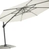 MWH Ampelschirm Monte Carlo rund beige