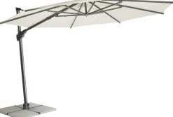 MWH Ampelschirm Monte Carlo rund beige