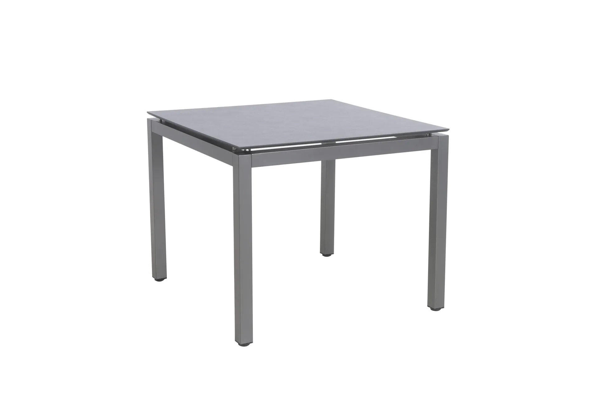 MWH Gartentisch Aluminium Universal 90 x 90 cm