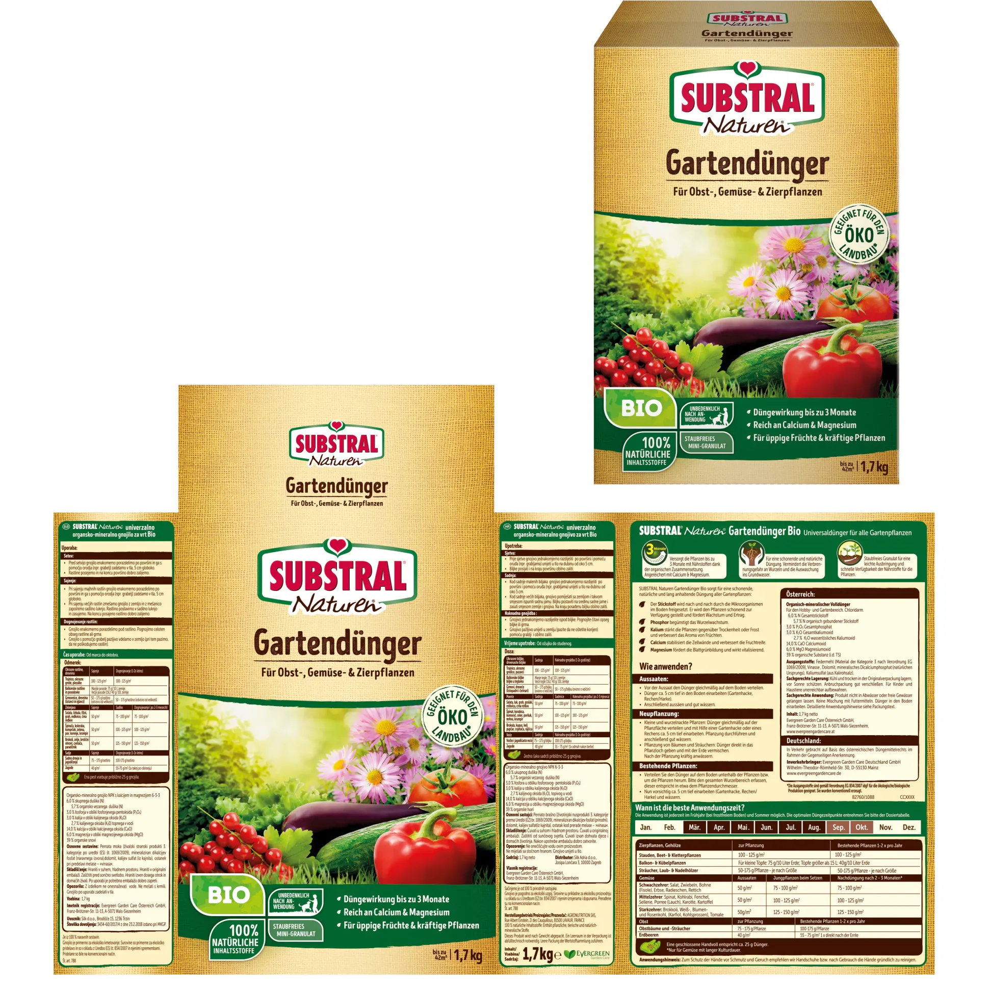 Naturen Bio Gartendünger 1,7 kg