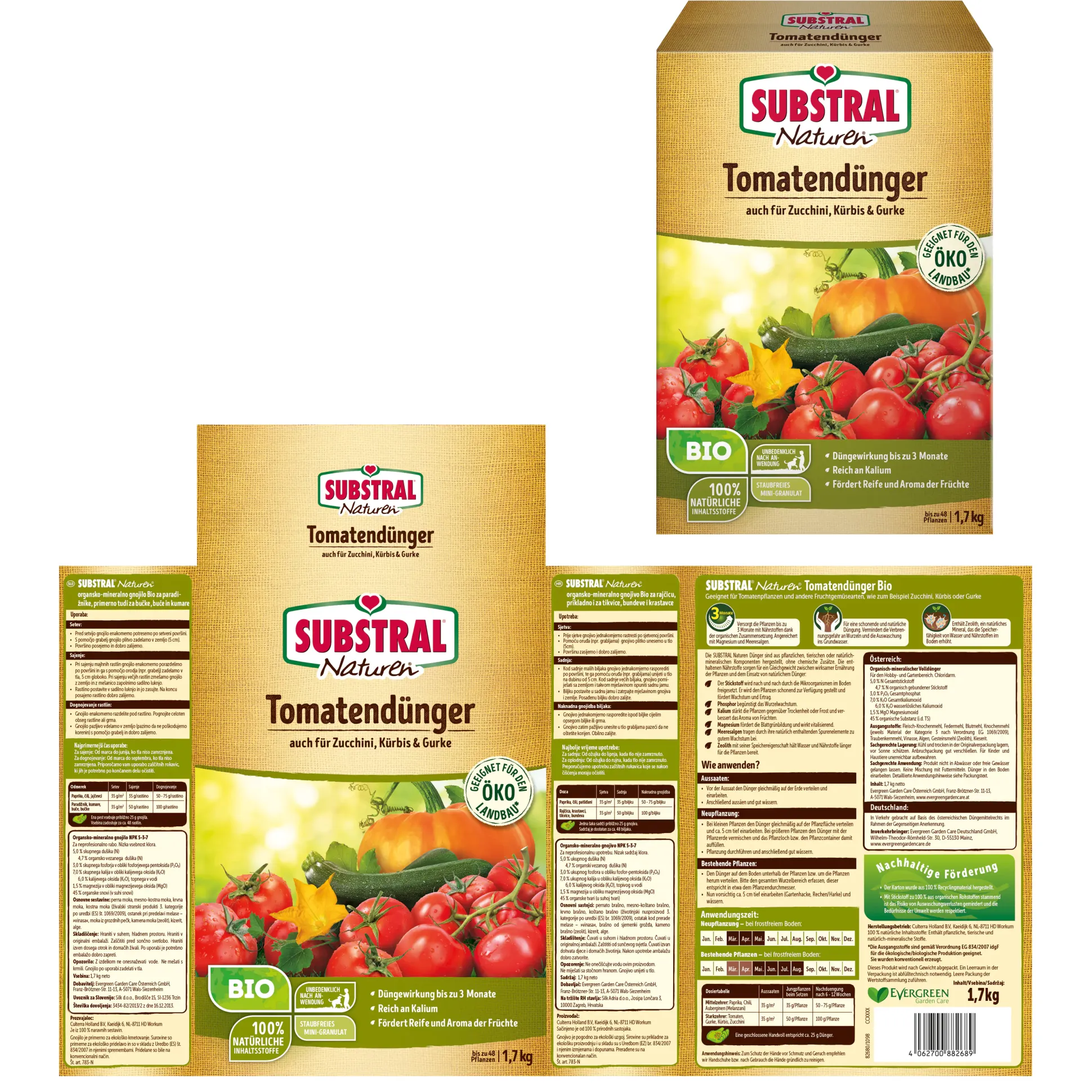 Naturen Bio Tomatendünger 1,7 kg