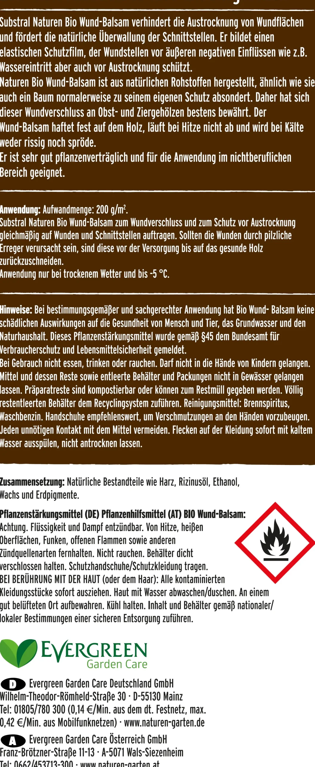 Naturen Bio Wundbalsam 350 g