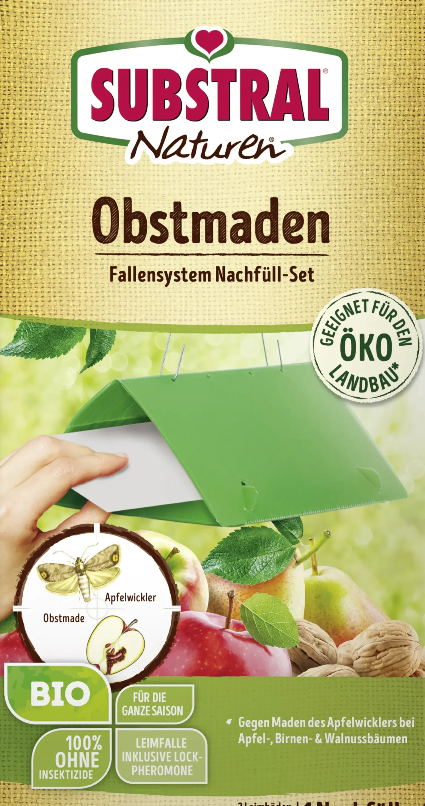 Naturen Obstmaden- Fallensystem Nachrüstset 1 Set