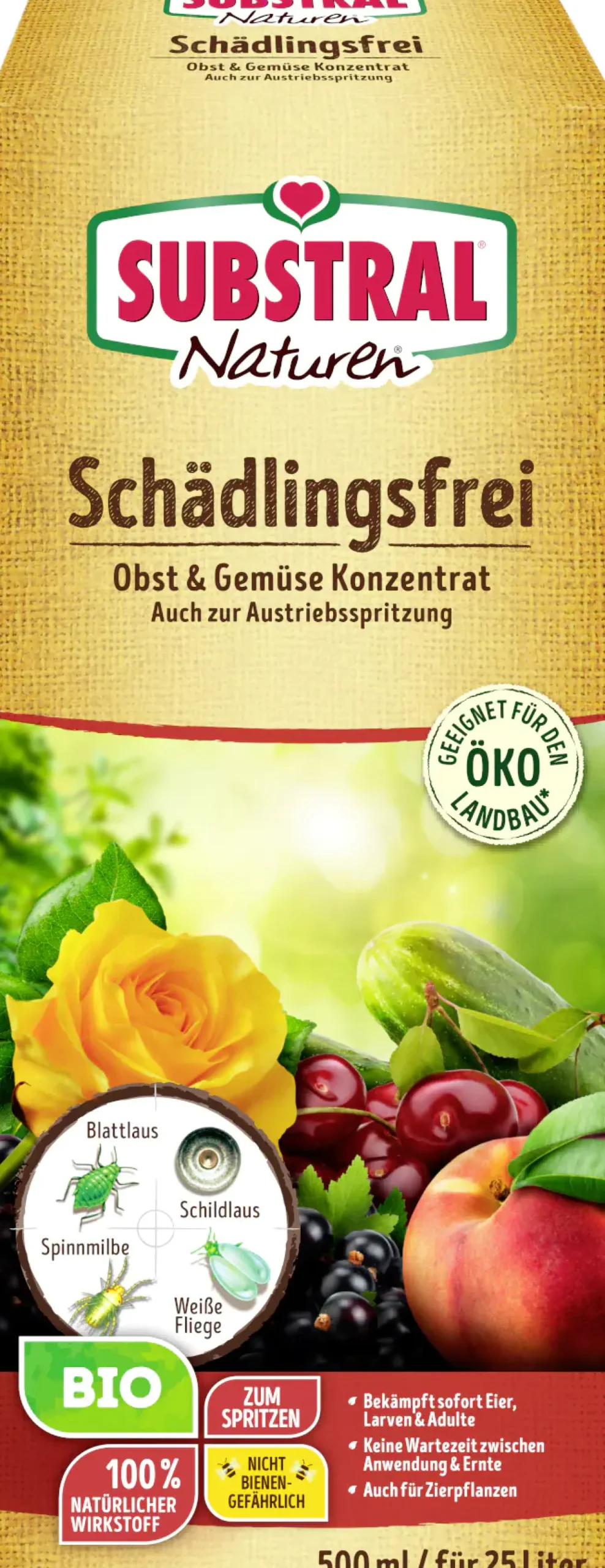 Naturen Schädlingsfrei Obst und Gemüse 500 ml