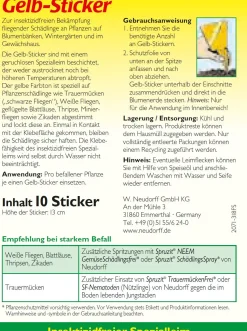 Neudorff Gelbsticker 10 Stück