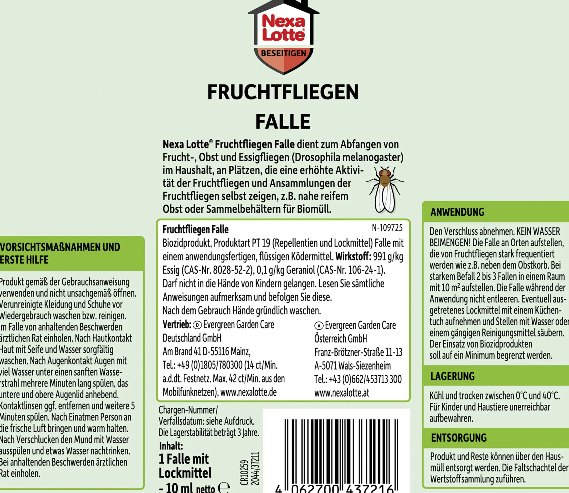 Nexa Lotte Fruchtfliegenfalle 1 Stück