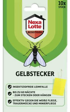 Nexa Lotte Gelbstecker für Topfpflanzen 10 Stück