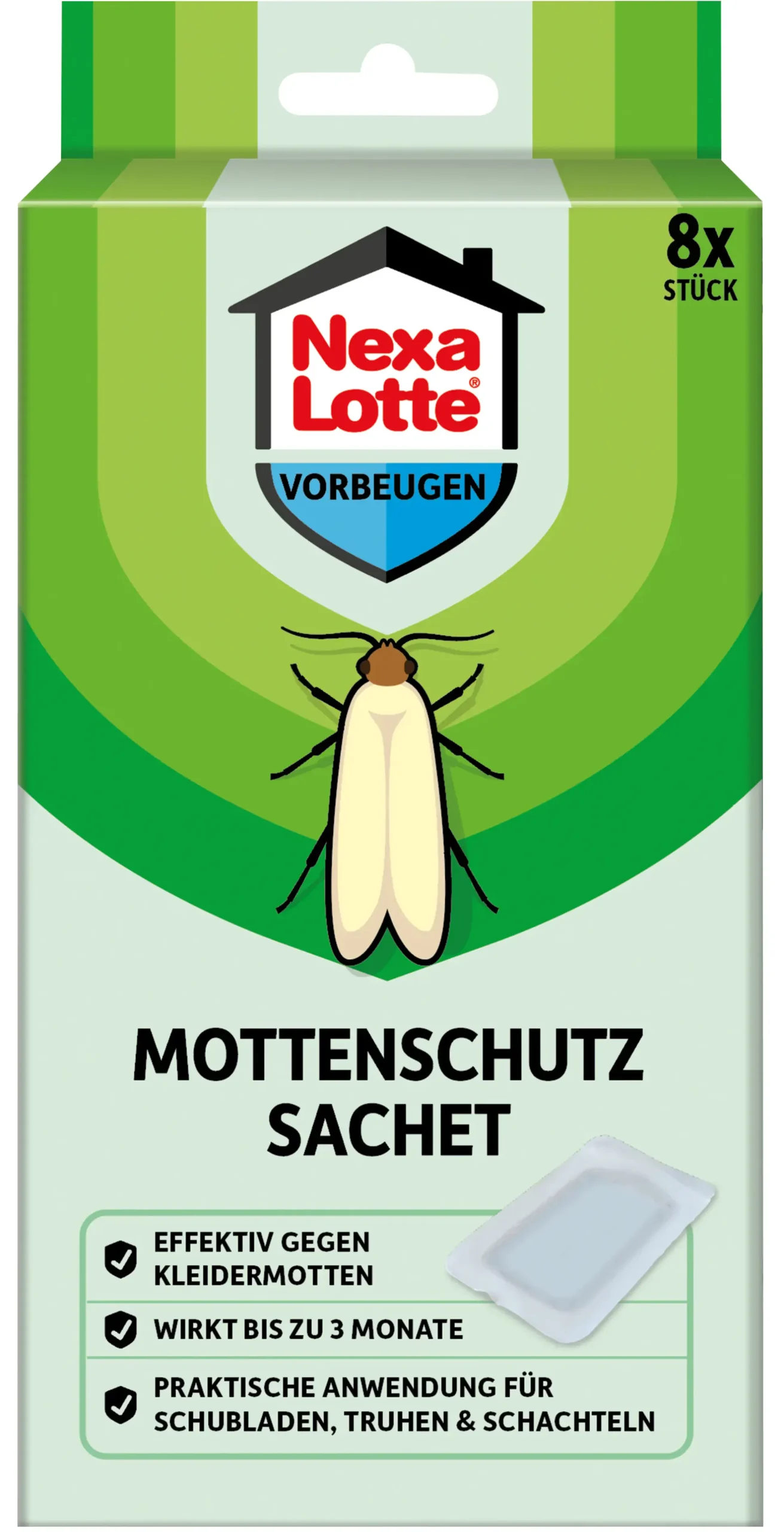 Nexa Lotte Motten Sachet 8 Stück