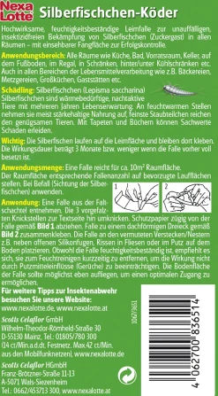 Nexa Lotte Silberfischchen-Falle 3 Stück