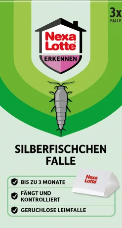 Nexa Lotte Silberfischchen Falle 3 Stück