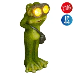 Näve Solar-Gartenleuchte LED Frosch stehend 30 cm grün