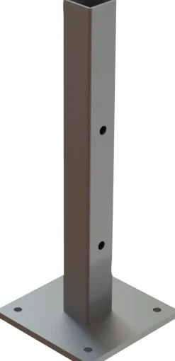 Osmo Pfostenanker zum Aufdübeln für Alufosten 16 x 41 cm (B x H), Metall