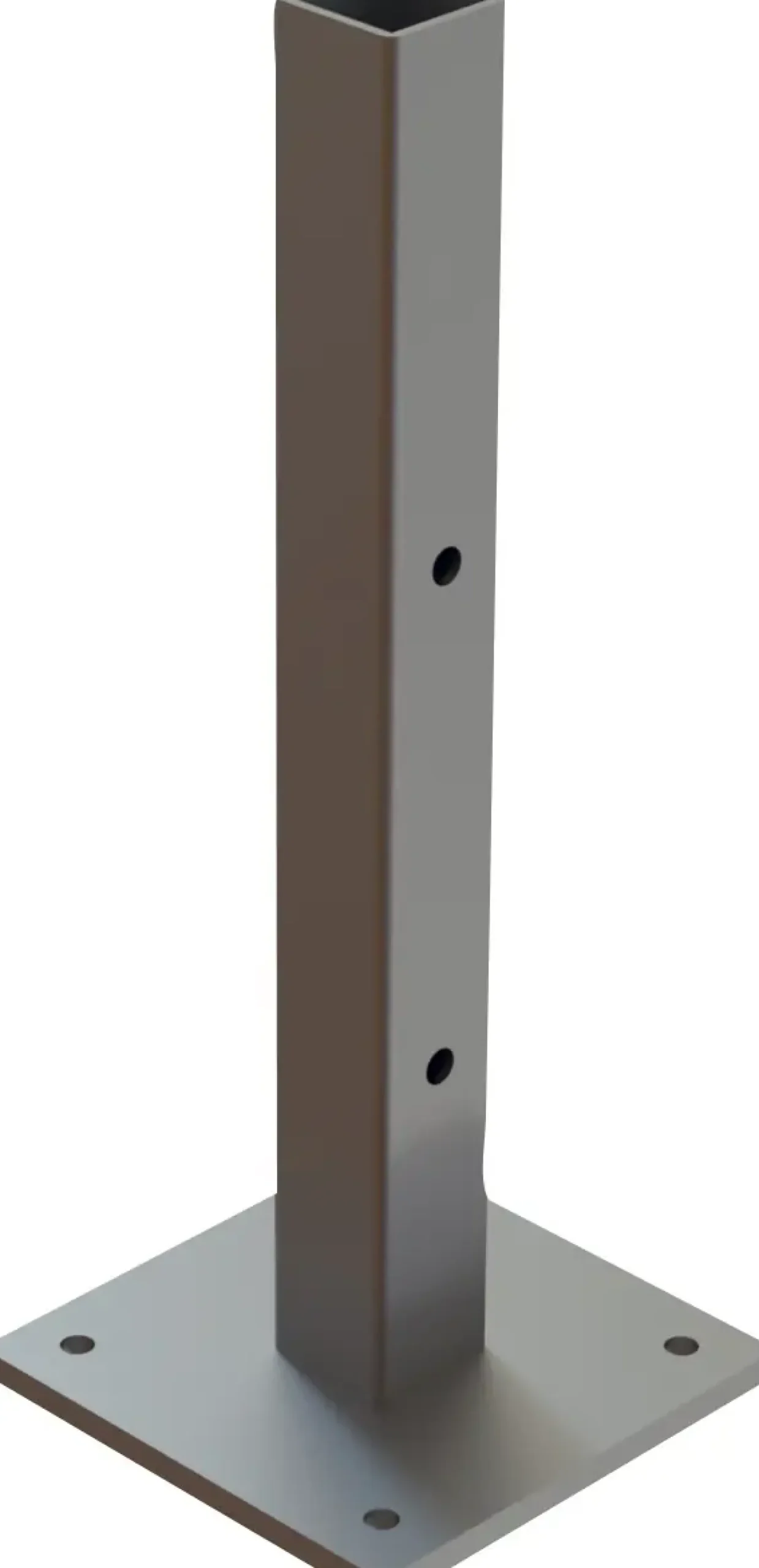 Osmo Pfostenanker zum Aufdübeln für Alufosten 16 x 41 cm (B x H), Metall